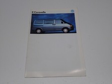 VOLKSWAGEN CARAVELLE GL DEPLIANT BROCHURE PROSPEKT ITALIANO (AS23)
