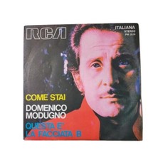 Vinile 33 Giri Domenico Modugno Come stai/Questa è la facciata B
