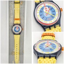 Swatch Stop Watch Yellow Star