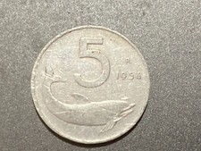 5 lire rara anno 1954