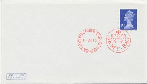 Special event postmark army - gb,