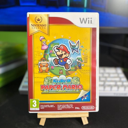 Super paper mario nintendo wii - paper,