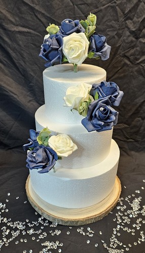 Cake topper rosa fiori