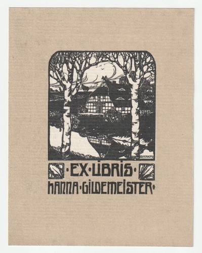 Arthur meyerhofer exlibris - arthur,
