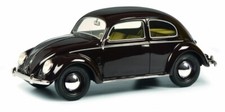Modellino auto Schuco 450026100 VW Maggiolino Brezelkäfer rosso scuro 1:18