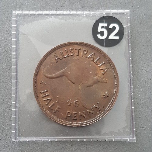 Australia half penny - australia, "half