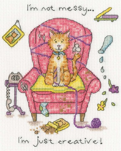 Kit punto croce - , gatto