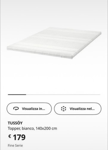 Topper memory 140x200 8cm - memory, sp.