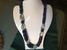 Collana argento 925 lapis e - argento,