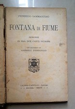 AUTOGRAFATO SAMMARTINO FONTANA