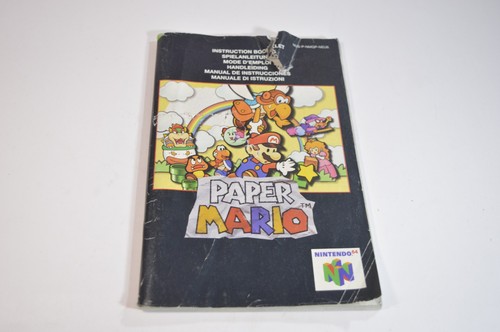 Notice paper mario nintendo - notice,