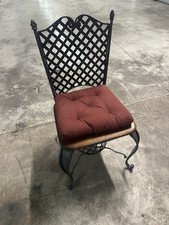 Sedie In Legno E Ferro Battuto