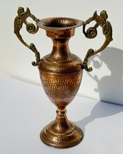 anfora in rame martellato in