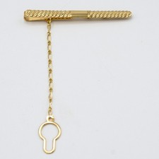 Fermacravatta in oro giallo 18