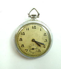 vecchio OROLOGIO DA TASCA VINTAGE ART DECO 1930 SPARE PARTS O RESTAURO
