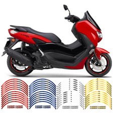 Per YAMAHA N-MAX NMAX 155 Completo Adesivi Ruota Cerchio Pneumatici Nastro Decalcomania Striscia