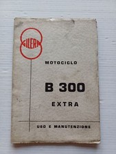 Gilera B 300 EXTRA 1963 manuale uso manutenzione libretto istruzioni originale