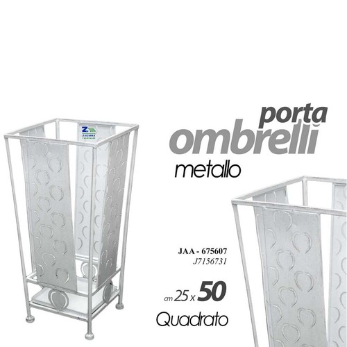Portaombrelli quadrato metallo - quadrato,