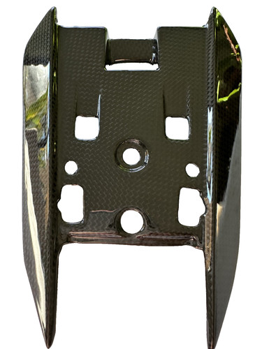 Carbon fiber seat tail center - carbon,
