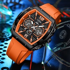 Orologio da polso al quarzo da uomo di lusso data luminoso cronografo impermeabile orologio sportivo