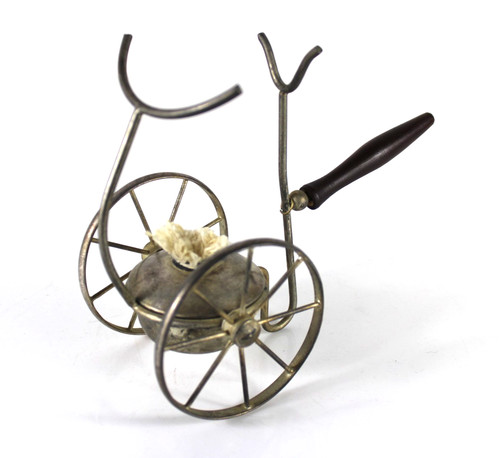 Scaldabrandy vintage metallo - scaldabrandy,