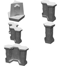 Set muri ostacoli - muri, terreno