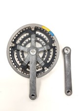 vintage guarnitura  crankset Shimano FC M200 200 GS MTB  48 38 28 Mountain Bike 