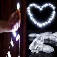 10x luci led a batteria mini lampadina luce bianca fredda lucciole per feste