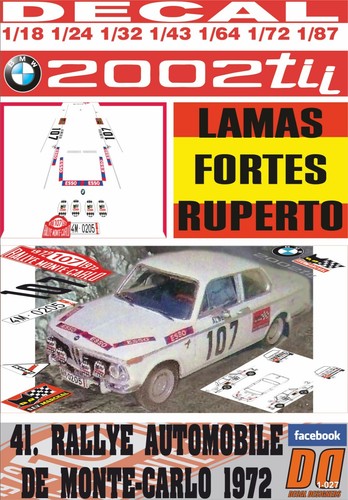 Decal bmw 2002 tii lamas - bmw,