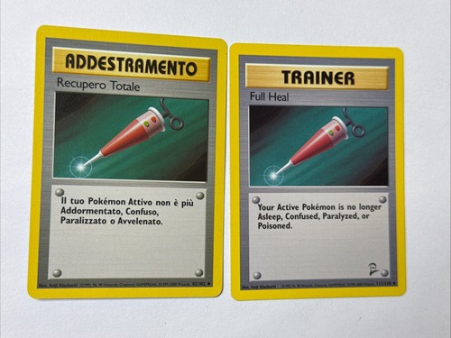 Vecchio gioco carte pokemon - carte,