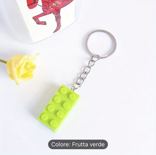Portachiavi mattoncino lego - portachiavi,
