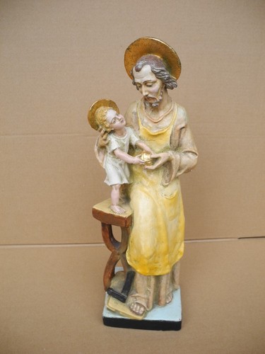 Antica statua santo giuseppe - statua,