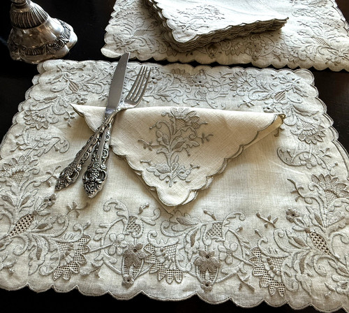Set tovagliette vintage per - , 12