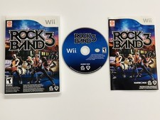 Rock Band 3 (Nintendo Wii) con manuale SPEDIZIONE GRATUITA (LN)