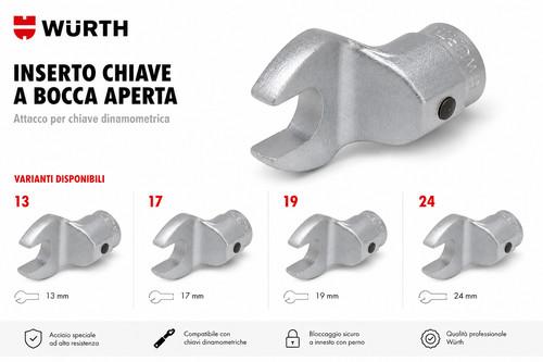 Wurth inserto bocca aperta - a,