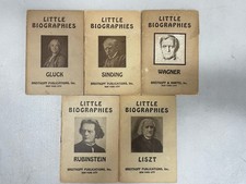 *Lot of 5* Little Biographies