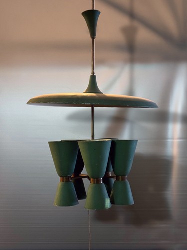 Stilnovo lampadario vintage - lampadario,