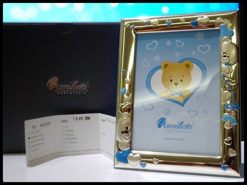 Cornice argento bimbo - d'argento,