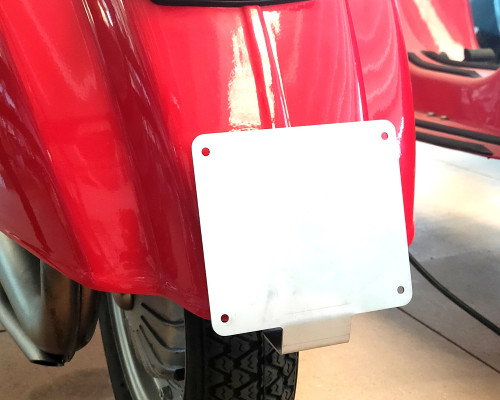 Portatarga per vespa - vespa, 50