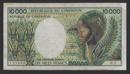 Camerun 10000 franchi - 1984,