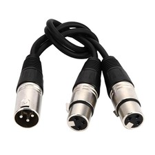 XLR Splitter Femmina A Doppio