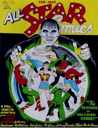 All star comics copertina - comics, #33