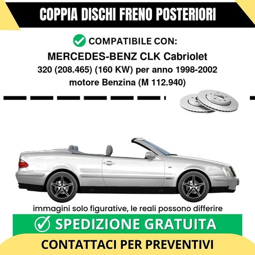 Coppia dischi freno posteriori - dischi,