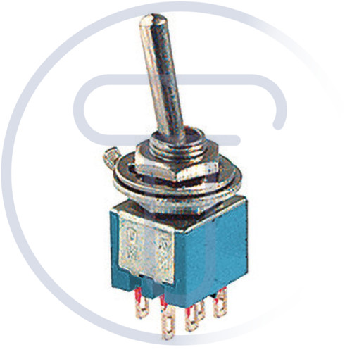 Deviatore bipolare leva dpdt - leva,