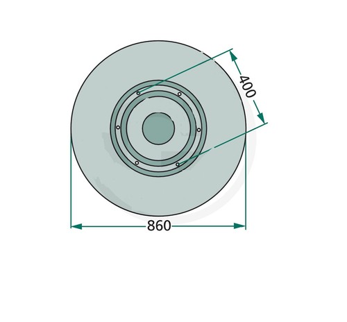 Disco folle 185 - 185, pz