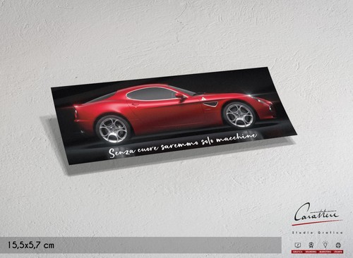 Adesivo celebrativo alfa romeo - adesivo,