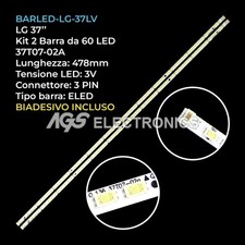 KIT 2 BARRE DA 60 LED TV LG