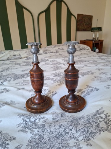 Elegante coppia candelieri - coppia,
