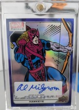 Marvel Platinum - Occhio di Falco #105 - Blue Rainbow Auto 10/15 - Al Milgrom