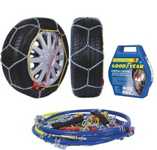 COPPIA CATENE DA NEVE G9 GOODYEAR AUTO OMOLOGATE TUV E GS ONORM - VARIE MISURE